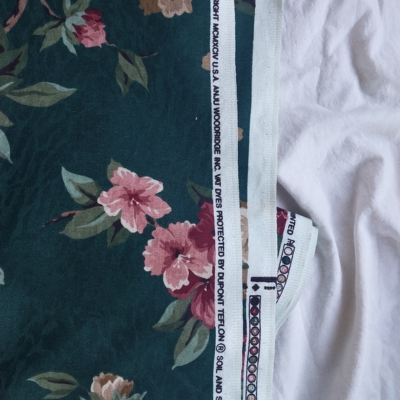 Vintage ANJU Woodridge Hydrangea Home Decor Fabric 54" x4 yds Cottagecore - Picture 4 of 5